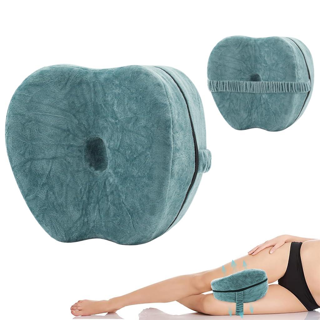 HANNEA Leg Pillow, Form Knee Pillow for Side Sleepers, Leg Pillow for Sciatica Pain Relief, Pillow for Back Pain and Knee Support HANNEA Leg Pillow, Form Knee Pillow for Side Sleepers, Leg Pillow for Sciatica Pain Relief, Pillow for Back Pain and Knee Support